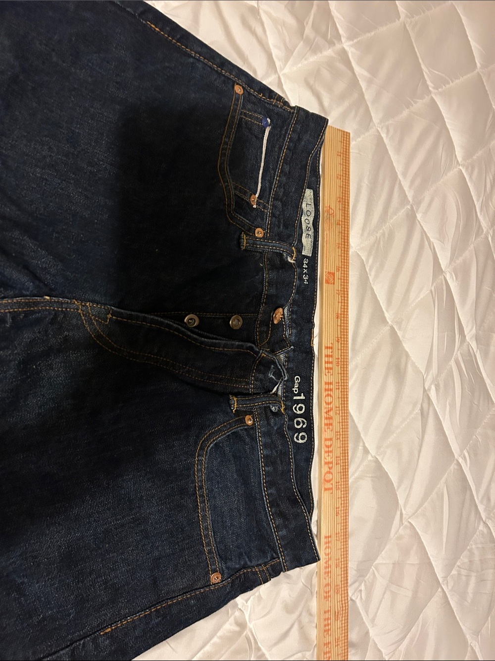 Gap 1969 jeans loose fit 34/32 - Picture 2 of 7